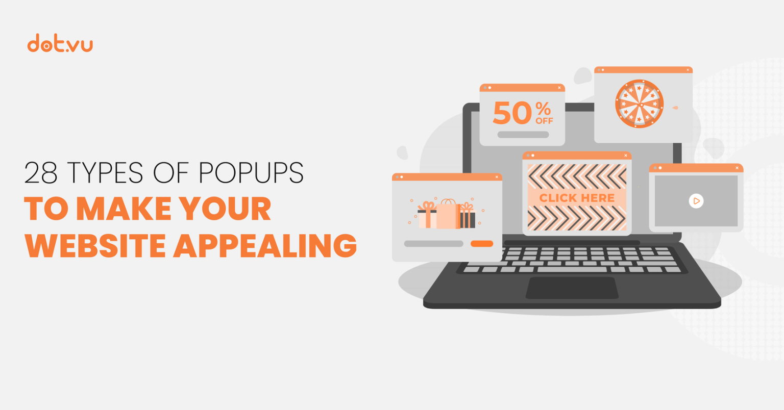 28 Types Of Popups To Make Your Website Appealing Dot Vu