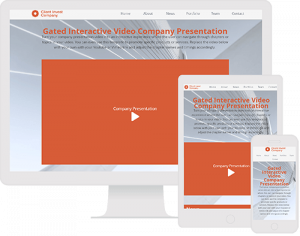 Interactive Video with chapters for company presentations
