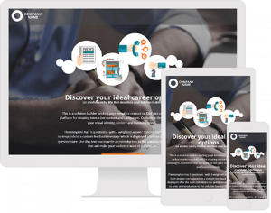 Solution building marketing app template