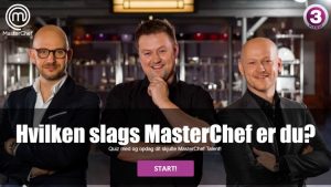 MasterChef Denmark created this fun quiz to create a bit of buzz about the upcoming season of the popular reality show, and to encourage potential contestants to sign up for their casting call. 