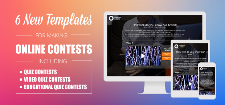 6 New Templates for Making Online Contests