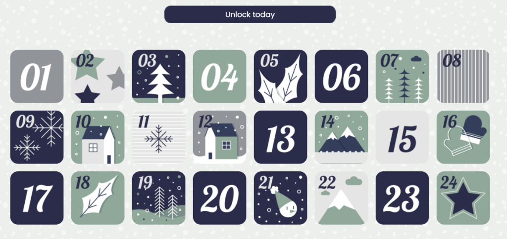 Type of Interactive Content - Advent Calendars