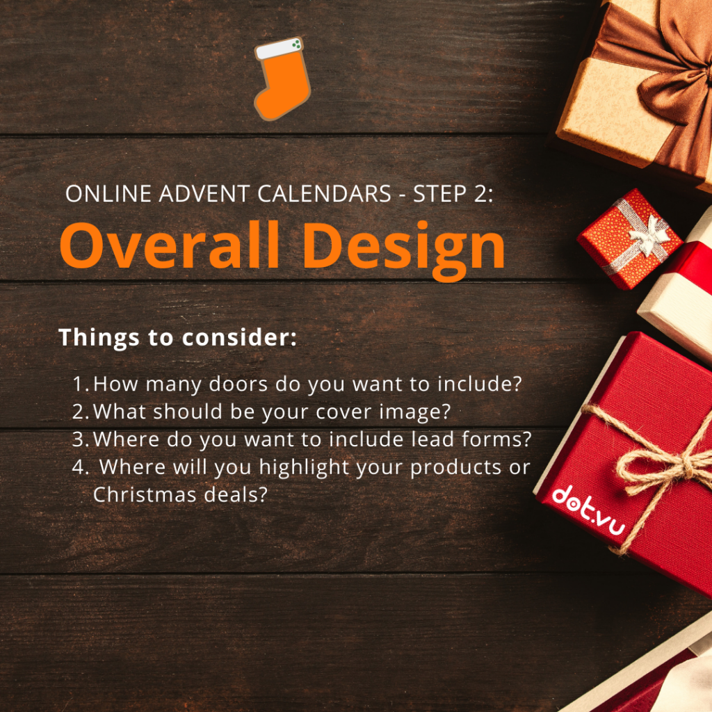 Steps to create Online Advent Calendars Blog dot.vu