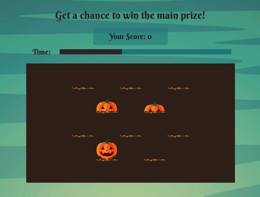 Hit the Pumpkins Game for your Halloween advertising by Dot.vu