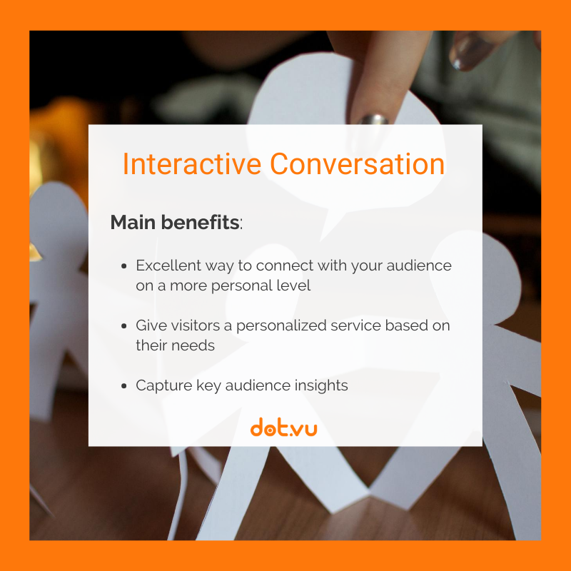 B2B interactive experiences - Interactive Conversation