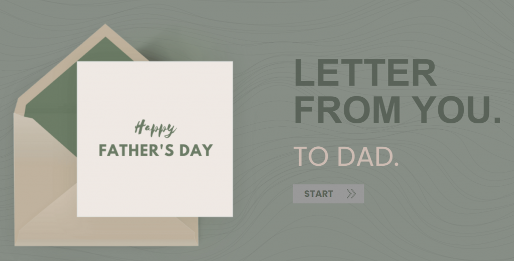 Interactive Father's Day Campaign idea #1
