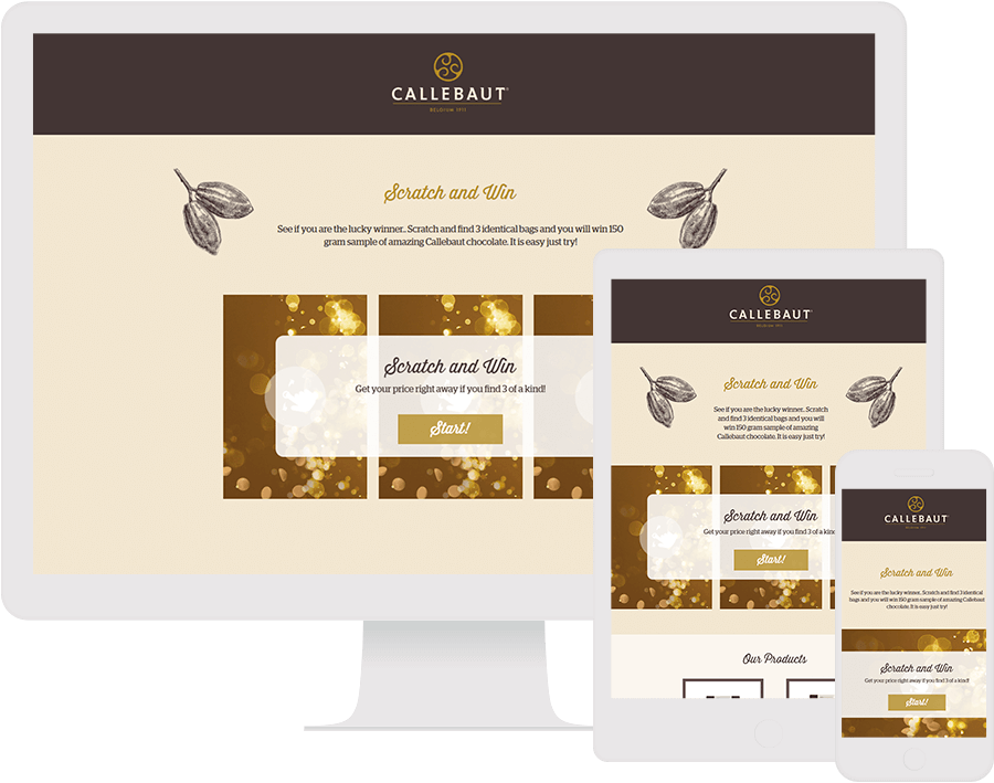 Interactive Content Brand Example - Callebaut - Marketing Games