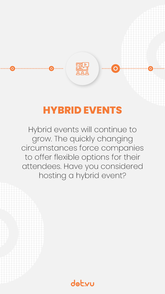Event planning industry trend 1: Hybrid events