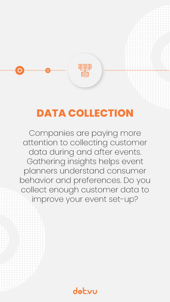 Event planning industry trend 1: Active data collection