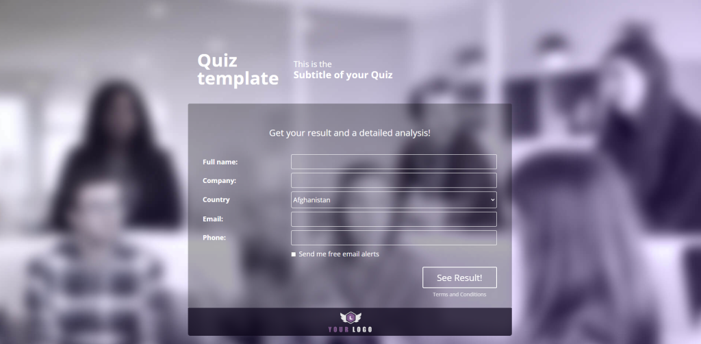 Quiz with gated results is a fantastic way to generate leads for your business