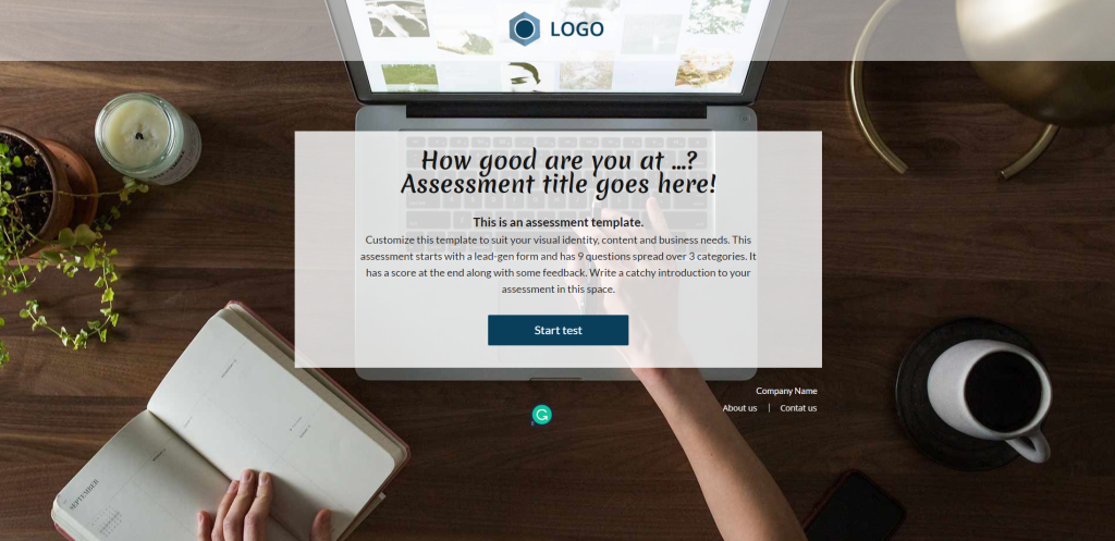 Interactive Assessment is a great type of content for lead generation
