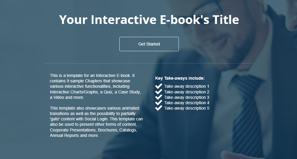 Interactive eBook template by dot.vu