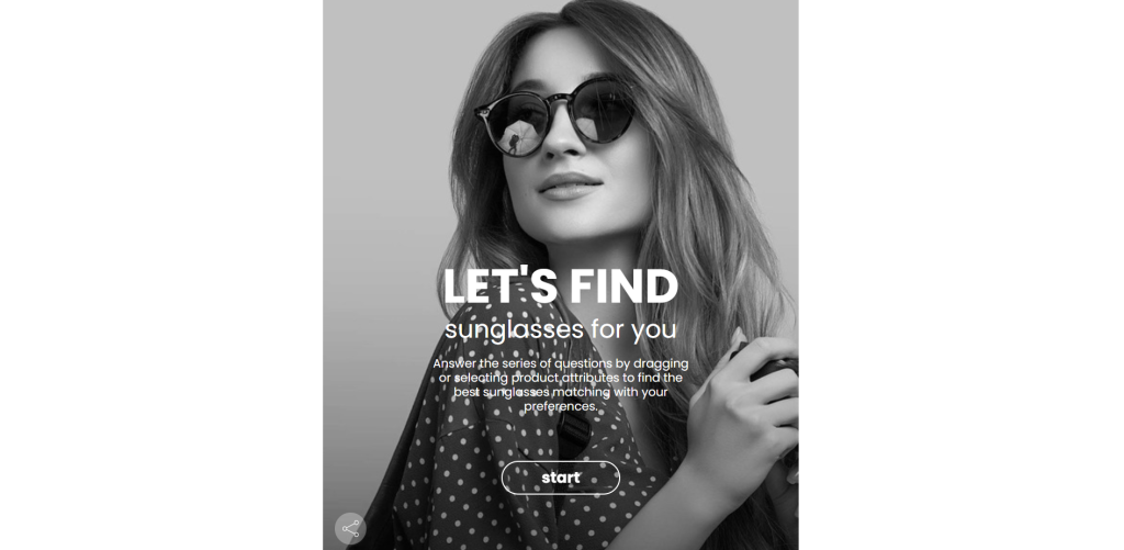 Sunglasses Finder for your next spring marketing campaign 