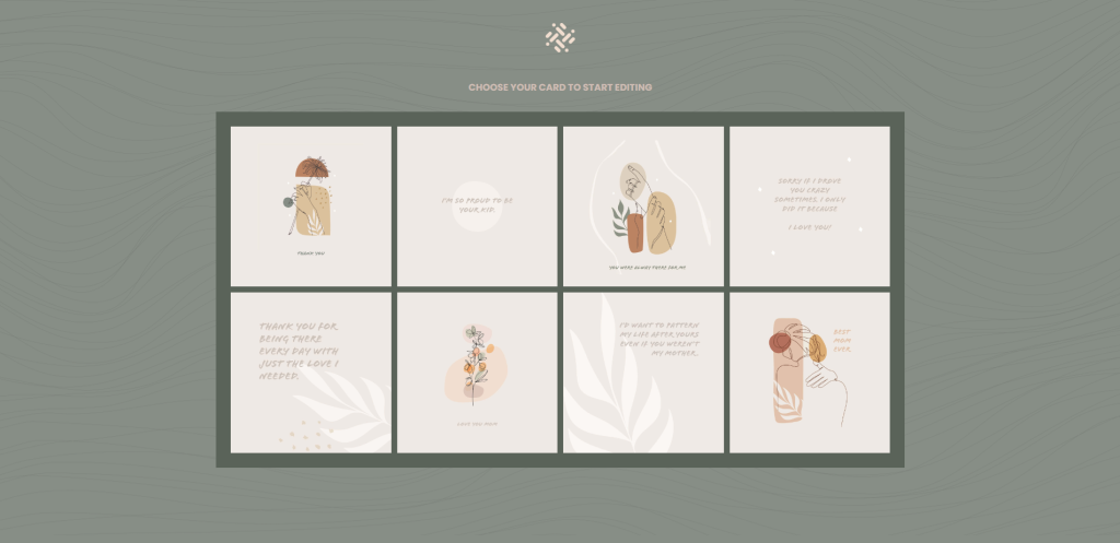 Mother's Day card template for your next seasonal marketing during Mother's Day 