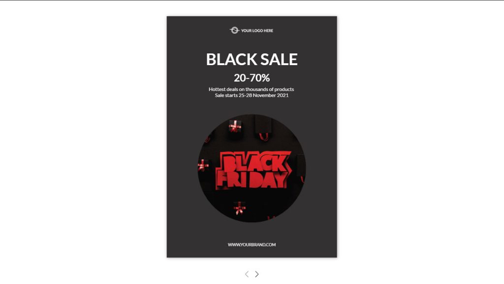Interactive Flipbook to display your best Friday offers: template by Dot.vu 