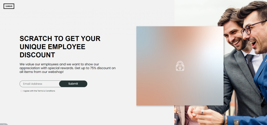 Gamification for employee rewards: a Scratch Card example created on the Dot.vu platform