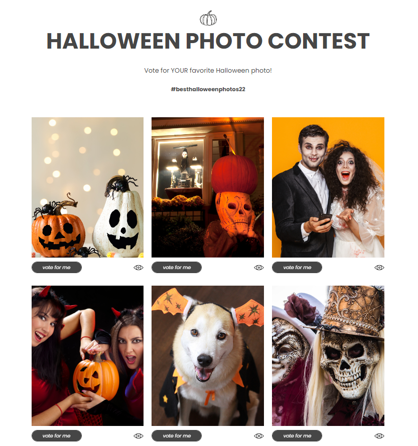 User generated contest for Halloween by Dot.vu
