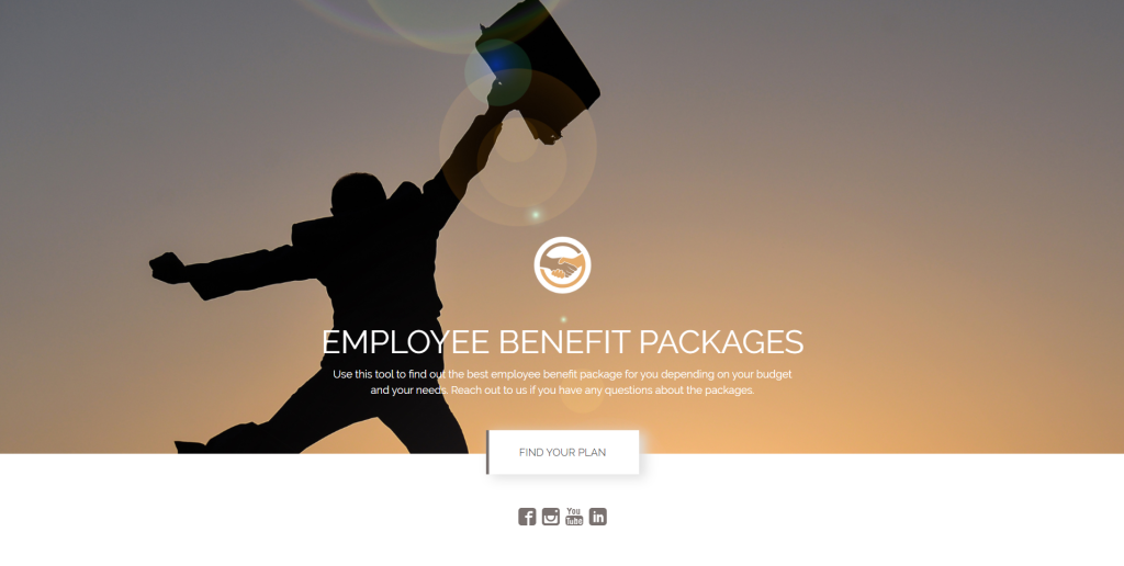 Employee benefits packages: a Guided Selling experience for best HR practices, created by Dot.vu