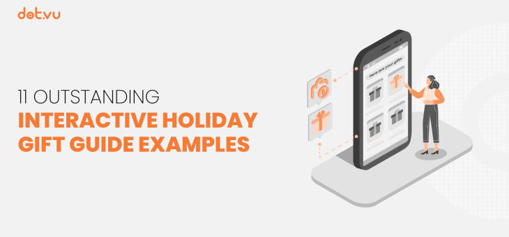 9 Outstanding interactive holiday gift guide examples