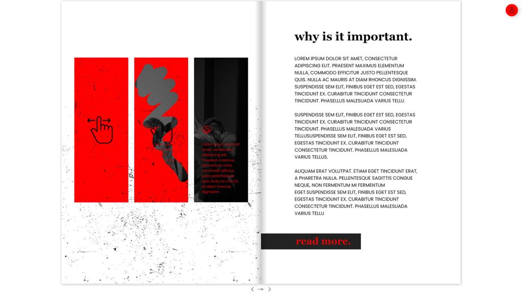 This is a page from the Internal Educational Flipbook template by Dot.vu