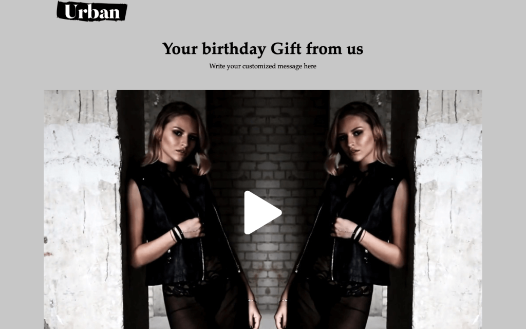 interactive birthday video template by dot.vu