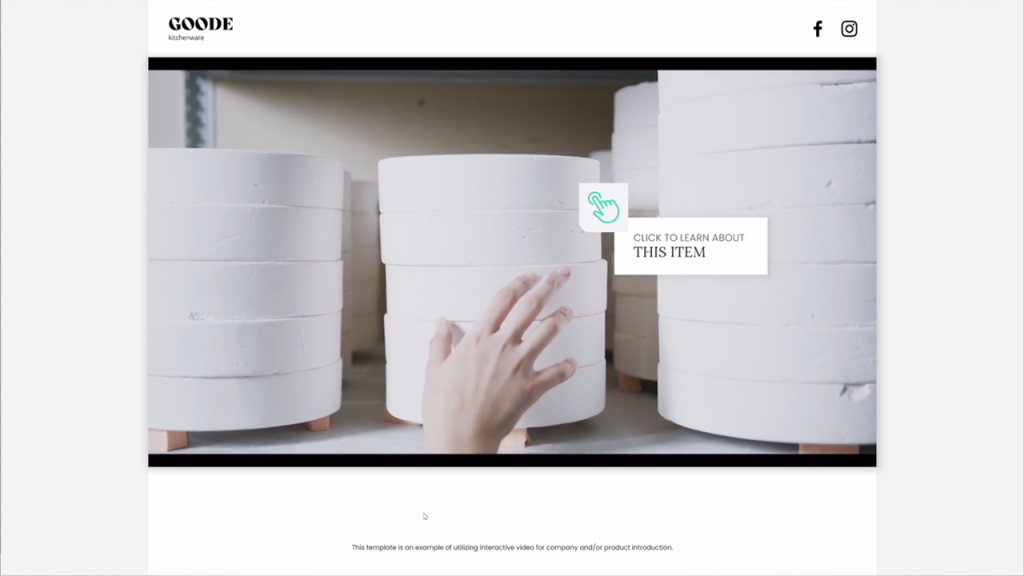 Product Interactive Video template by Dot.vu