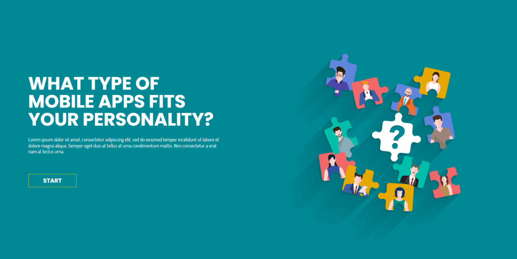 A Personality Test that showcases what mobile app fits your personality