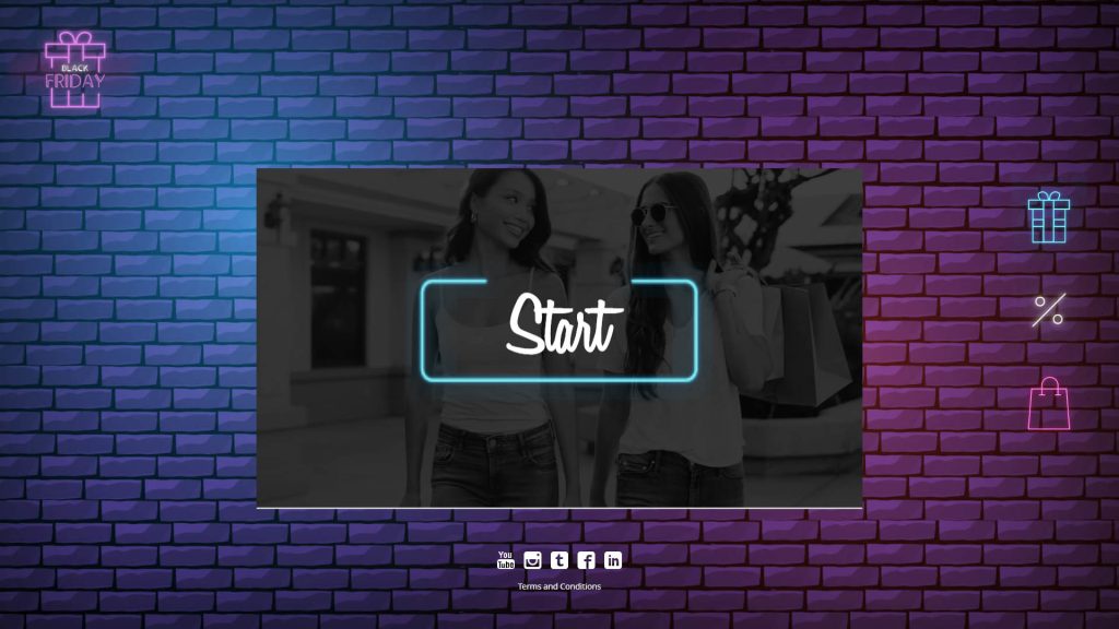 Black Friday interactive video template by dot.vu