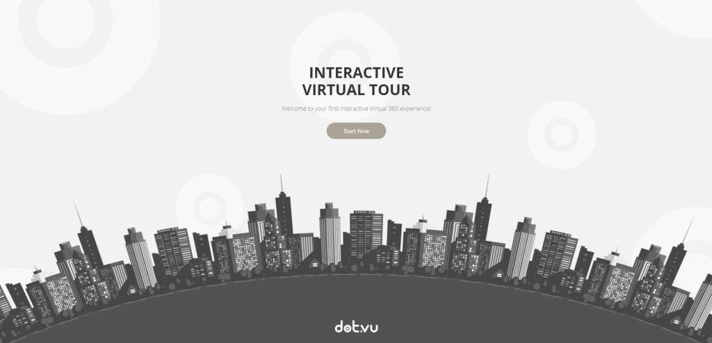 Interactive virtual tour example by Dot.vu