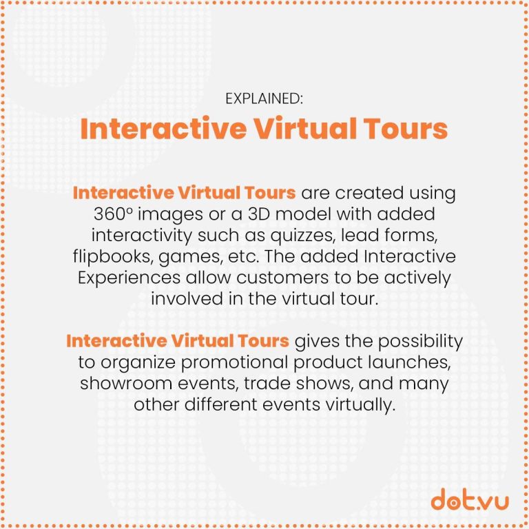 what virtual tour is used for