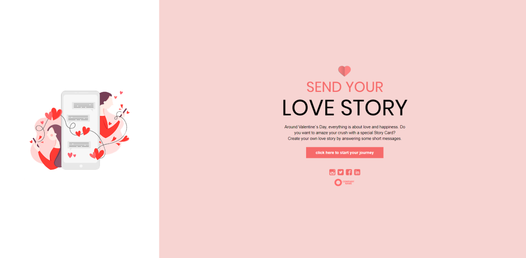 Personalized story template by dot.vu
