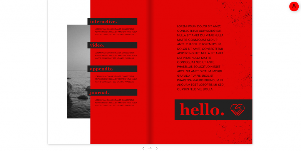 Internal educational flipbook template by dot.vu