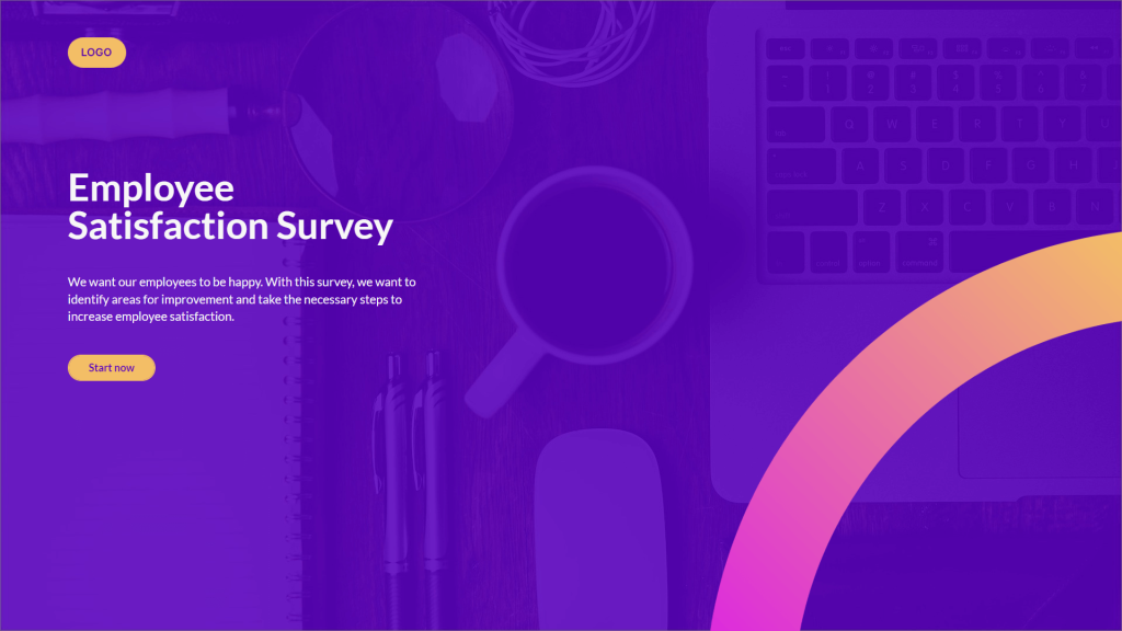 Employee Satisfaction Survey template by dot.vu