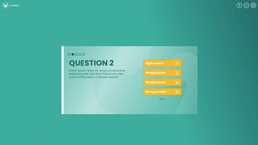 Simple quiz template by dot.vu