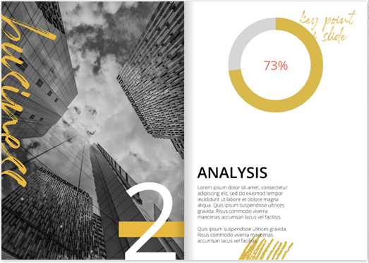 Include an Animated numbers template in your Interactive Magazine