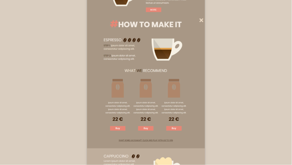 List-based Infographic template by Dot.vu