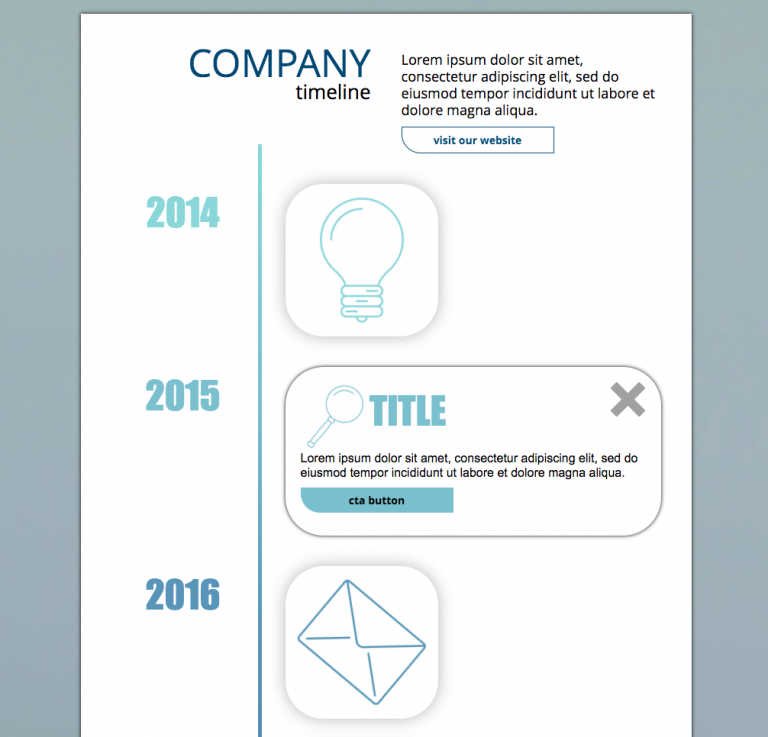 Timeline Infographic Example by Dot.vu