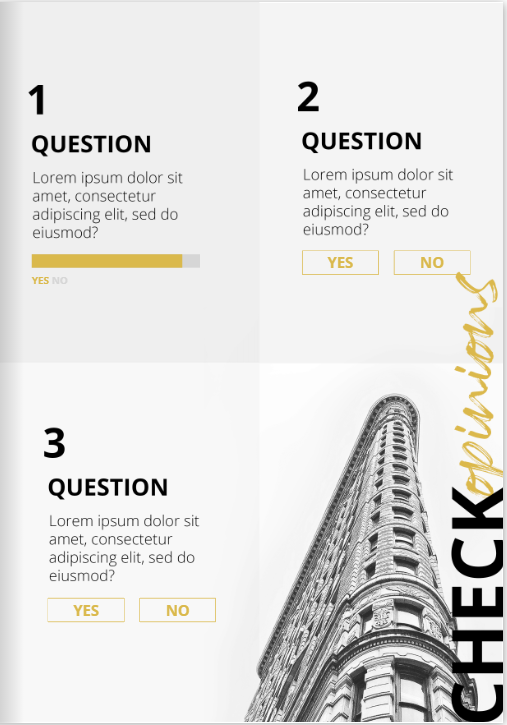 Include Quiz questions by Dot.vu in your Interactive Magazine