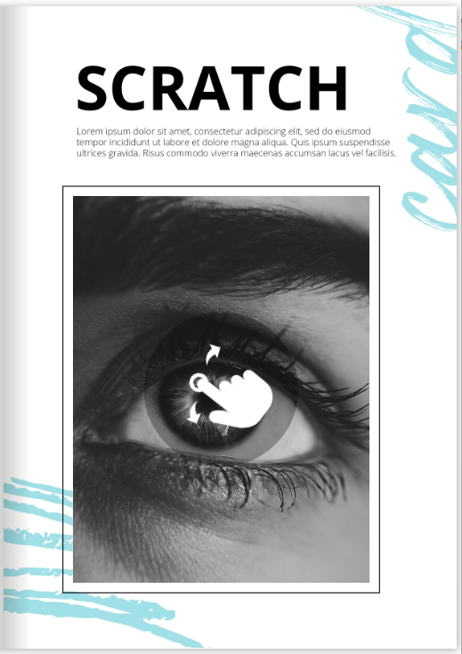 Add a Scratch card template into your Interactive Magazine