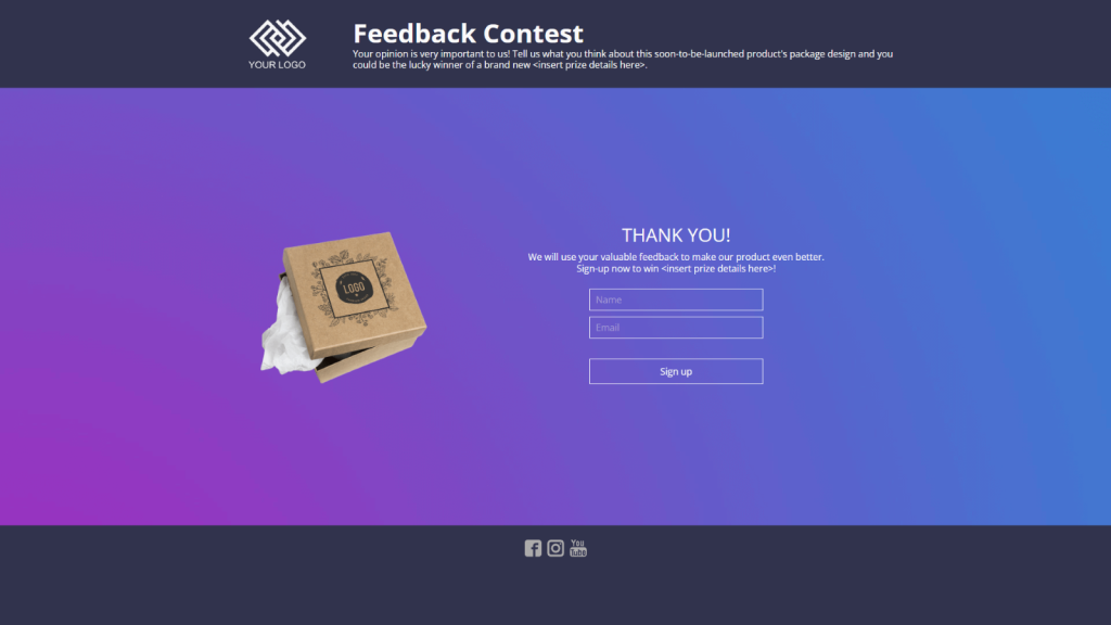 Feedback Contest Template by Dot.vu