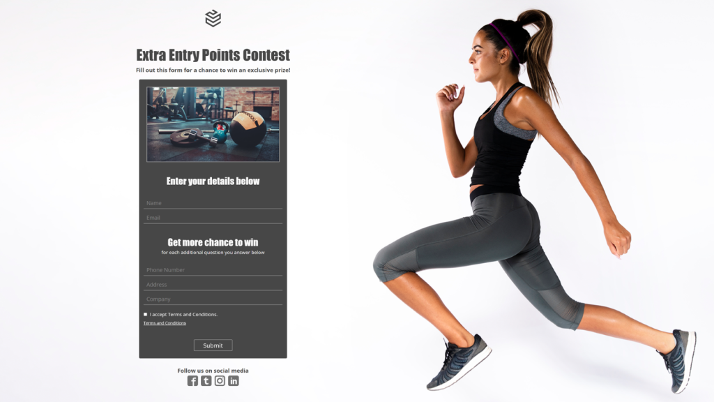Extra Entry Points Contest Template by Dot.vu