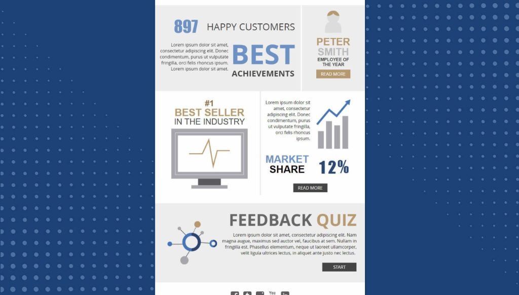 Statistical Infographic by Dot.vu