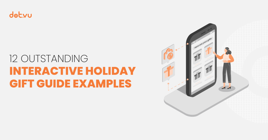 12 Outstanding interactive holiday gift guide examples