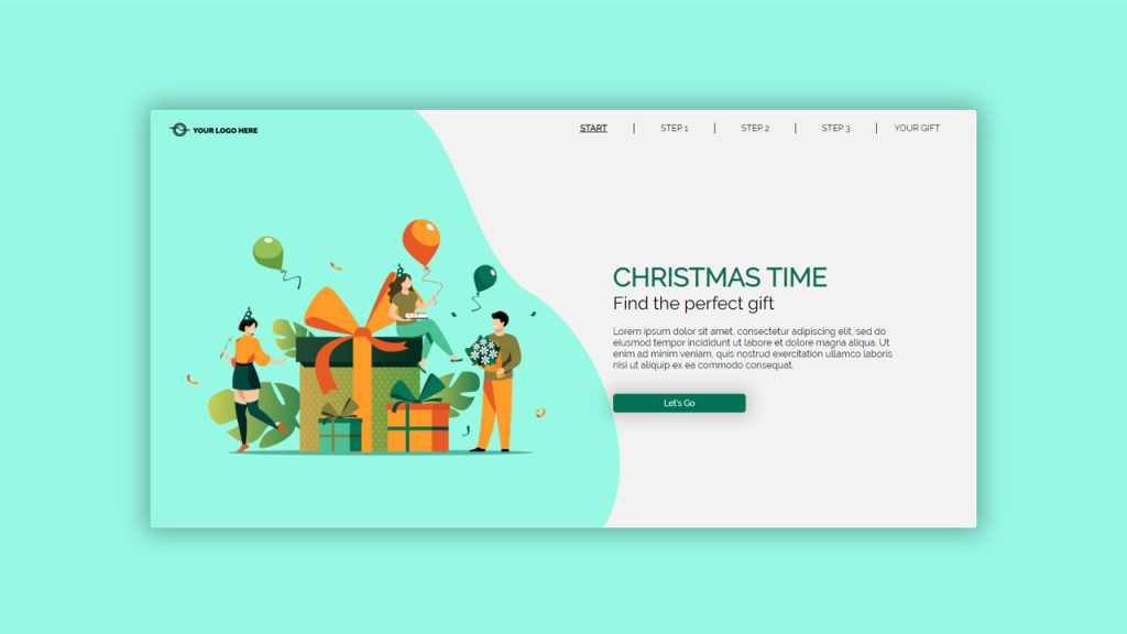Christmas Guided Selling template by Dot.vu