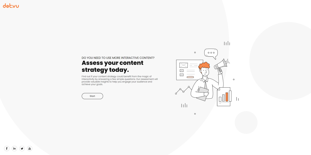 interactive content assessment by dot.vu