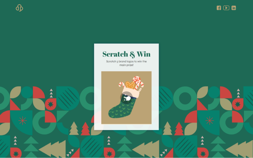 scratchcard christmas edition template by dot.vu