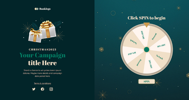 Personalized Advent Calendar template by Dot.vu