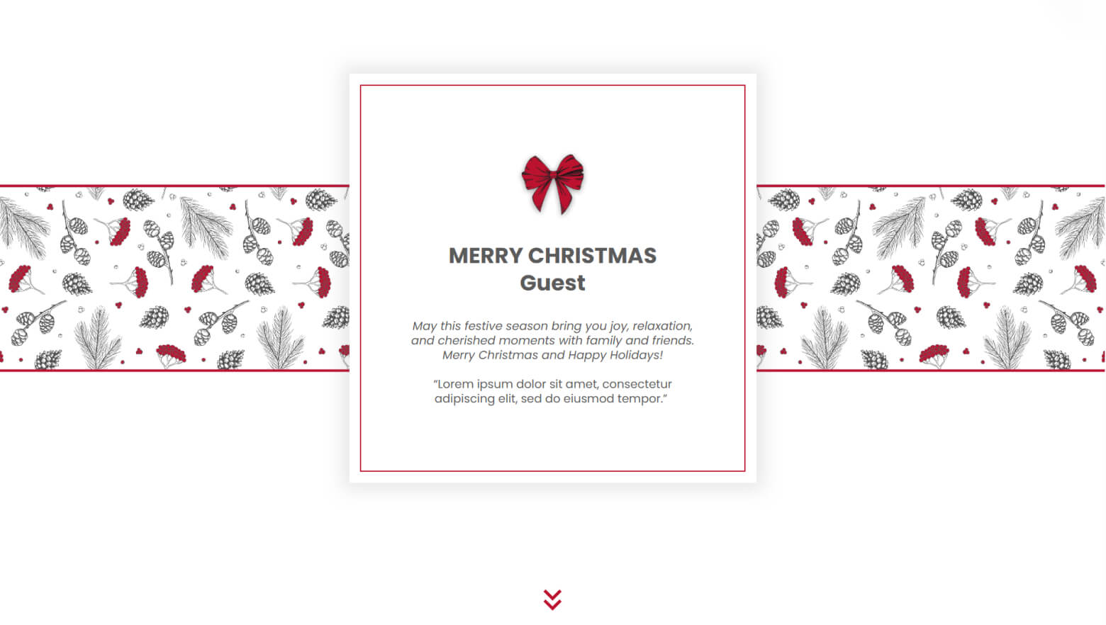 Personalized Christmas Card: Boxing Day Marketing