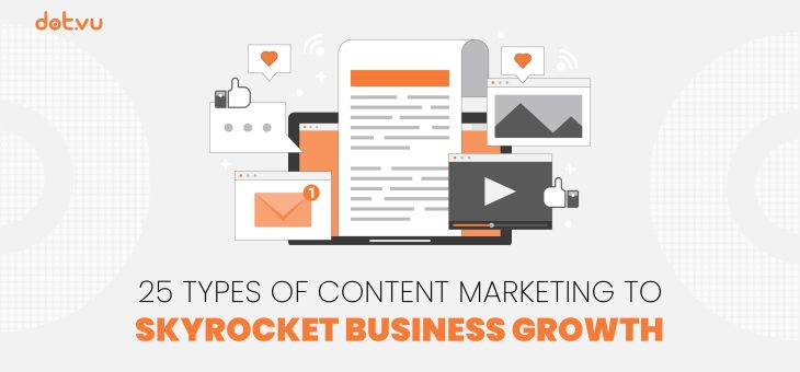 25 types of content marketing to skyrocket your business growth