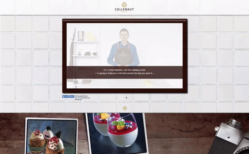Product video example - Build a Chookie by Callebaut